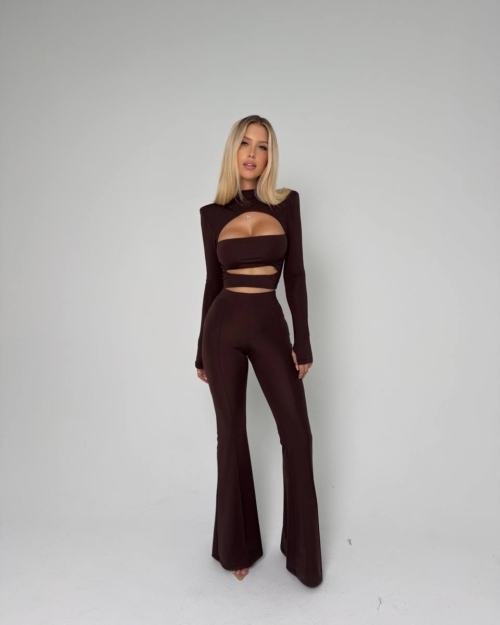 Set Portia - Brązowy