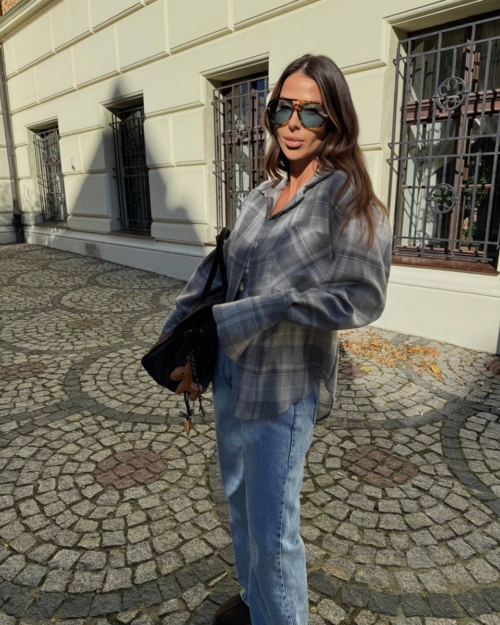 Koszula Thea - Szara