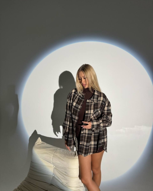 Koszula Thea - Czekolada