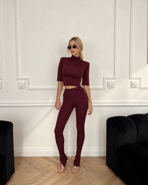Velvet Set Bordo